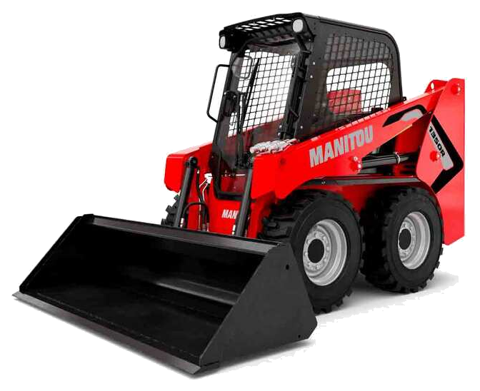 Chargeuse compacte Manitou disponible à la location en Picardie