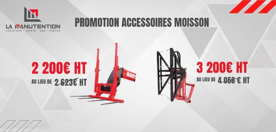 Promotions accessoires moisson 2025 – Offres limitées sur votre matériel agricole