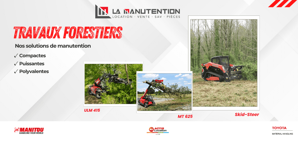 Des machines compactes adaptées au secteur forestier