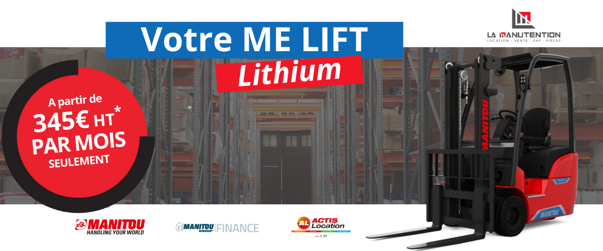 Chariot élévateur ME Lift 345 €/mois